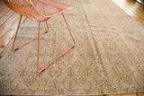  Distressed Vintage Oushak Carpet / Item ee002601 image 4
