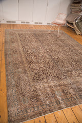 8.5x12 Distressed Vintage Oushak Carpet // ONH Item ee002604 Image 3