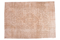 8x11.5 Distressed Vintage Oushak Carpet // ONH Item ee002607