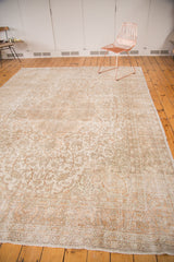 8x11.5 Distressed Vintage Oushak Carpet // ONH Item ee002607 Image 4