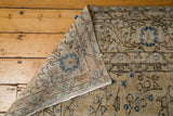 Distressed Vintage Oushak Carpet