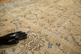 Distressed Vintage Oushak Carpet