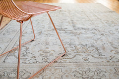 Distressed Vintage Oushak Carpet