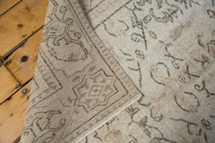 Distressed Vintage Oushak Carpet