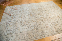 Distressed Vintage Oushak Carpet