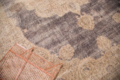 Distressed Vintage Oushak Carpet