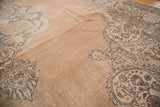  Distressed Vintage Oushak Carpet / Item ee002613 image 8
