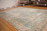 Distressed Vintage Oushak Carpet