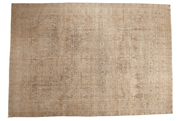 8.5x12.5 Distressed Vintage Oushak Carpet // ONH Item ee002619