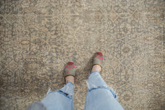 8.5x12.5 Distressed Vintage Oushak Carpet // ONH Item ee002619