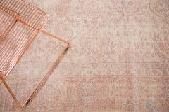 Distressed Vintage Oushak Square Carpet
