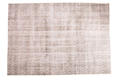 7.5x10.5 Distressed Vintage Oushak Carpet // ONH Item ee002628
