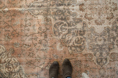 8x11.5 Distressed Vintage Oushak Carpet // ONH Item ee002631 Image 2