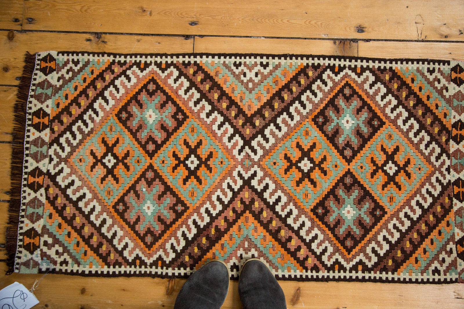2x3.5 Vintage Kilim Rug Mat // ONH Item ee002637 Image 1