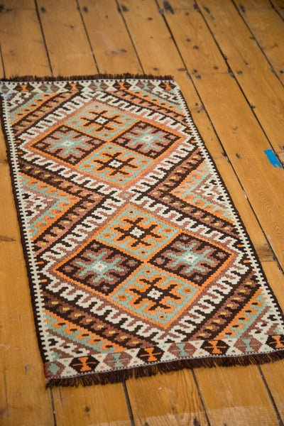 2x3.5 Vintage Kilim Rug Mat // ONH Item ee002637 Image 2