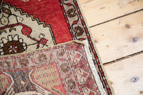  Vintage Oushak Rug Mat / Item ee002639 image 5