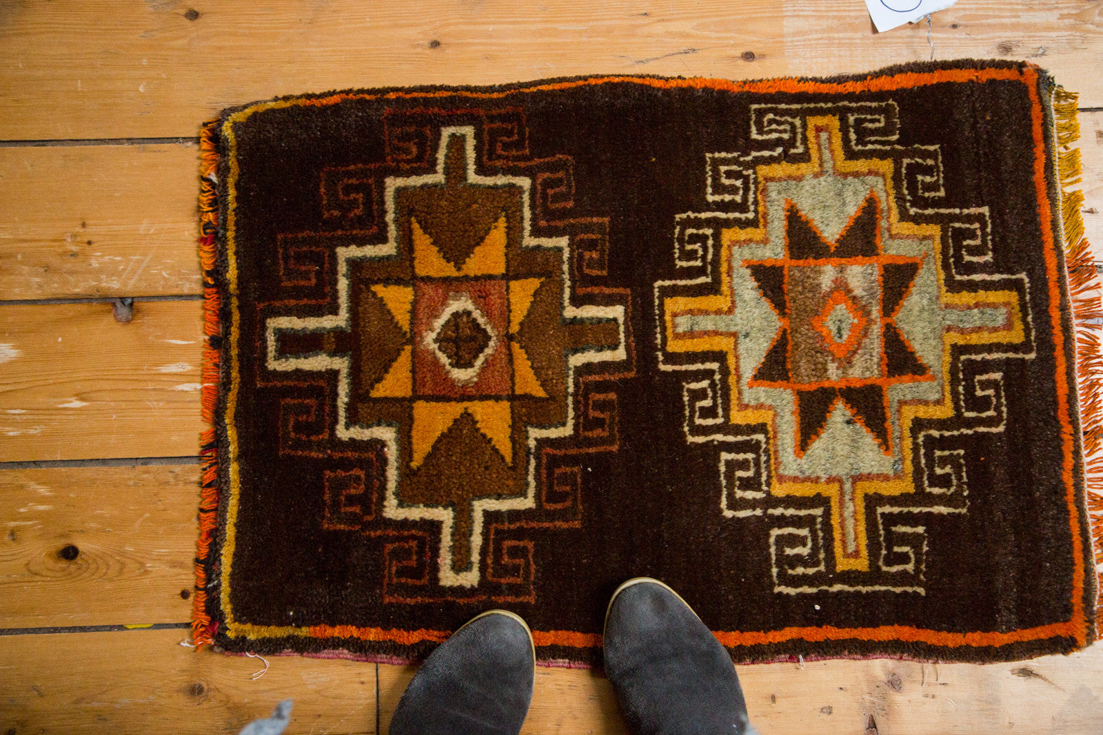 1.5x2.5 Vintage Oushak Rug Mat // ONH Item ee002643 Image 1