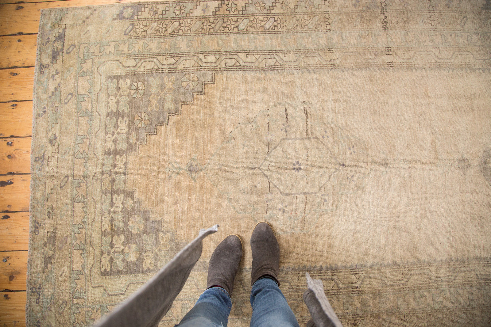 Vintage Oushak Rug Runner