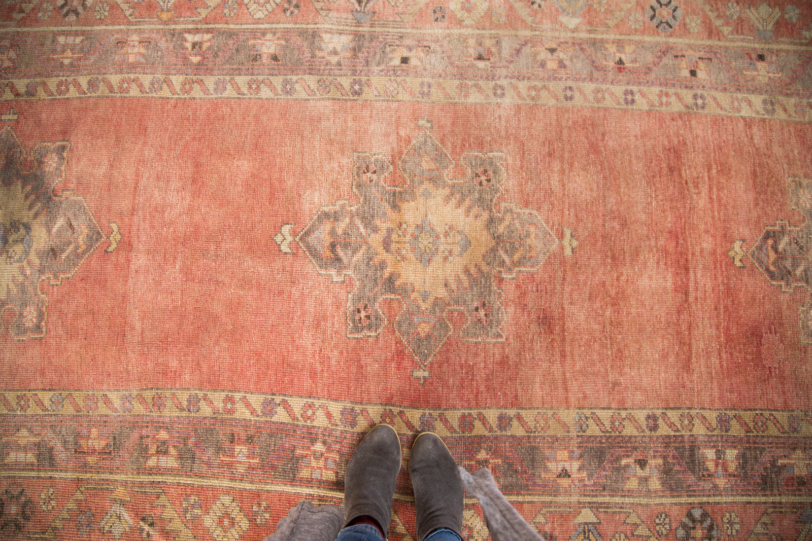 Vintage Oushak Rug Runner
