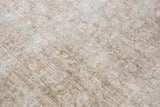 Distressed Sivas carpet detail, showcasing mixed texture of short pile and visible flat weave.
