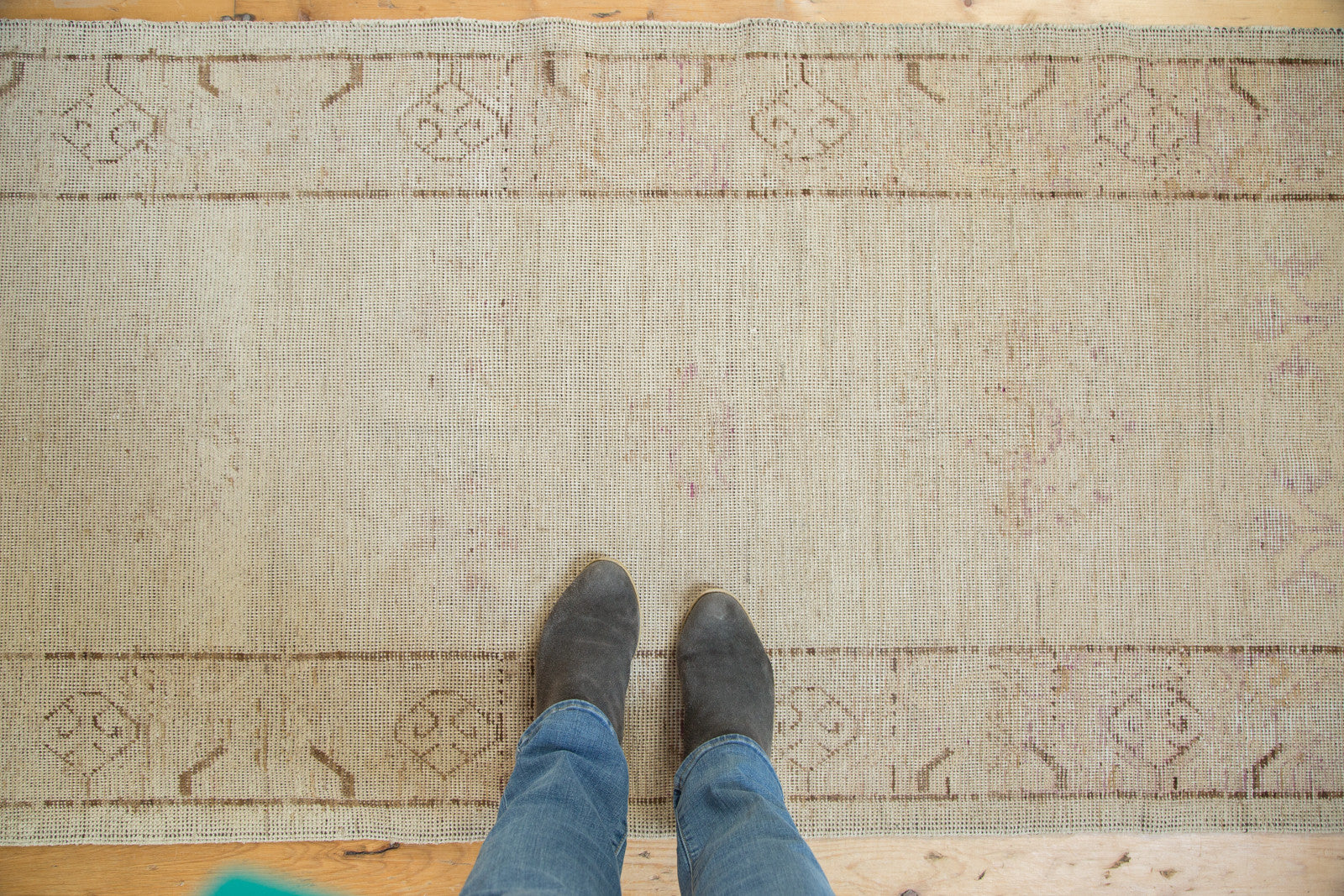 Antique Uzbek Khotan Rug Runner