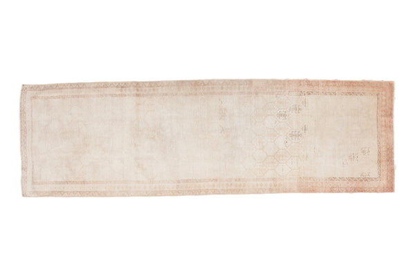 Vintage Distressed Oushak Rug Runner