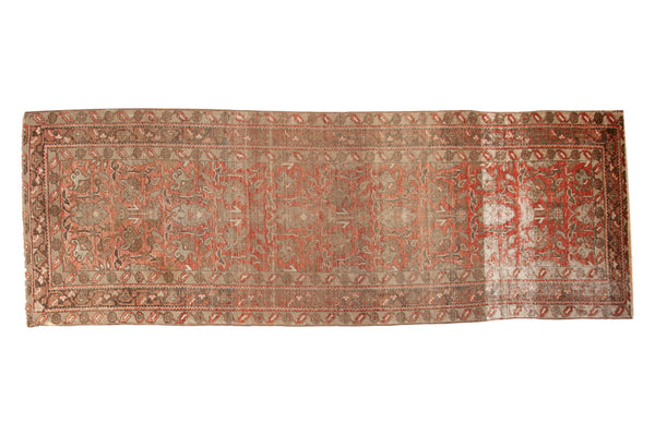 4x10.5 Vintage Distressed Oushak Rug Runner // ONH Item ee002719