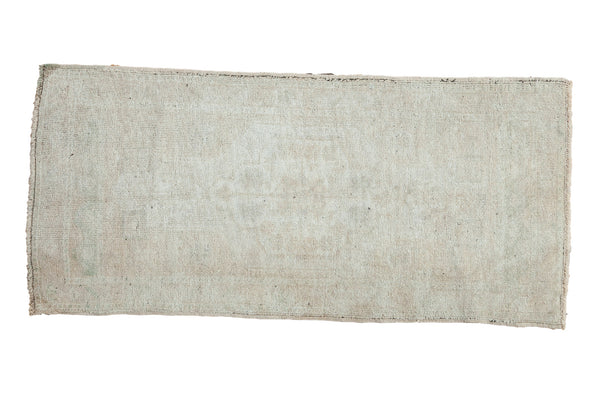 Distressed Oushak Rug Runner
