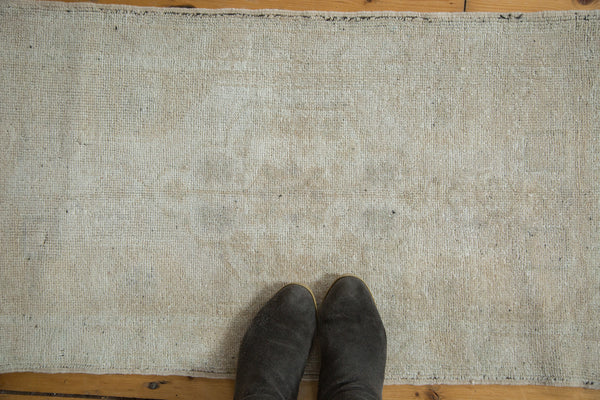 Distressed Oushak Rug Runner