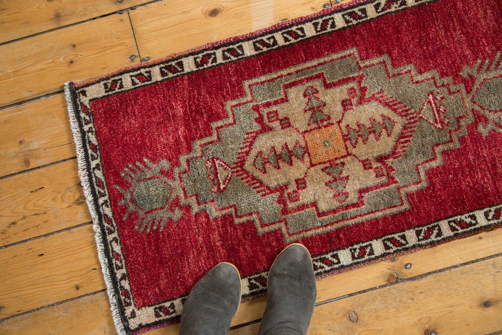 Vintage Oushak Rug Runner