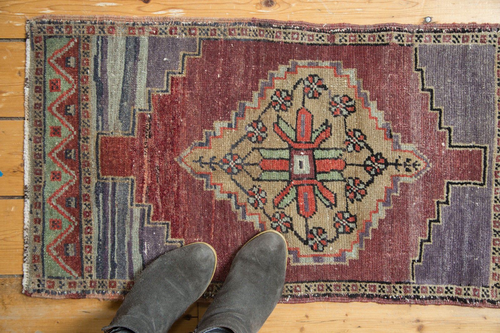 Vintage Oushak Rug Runner