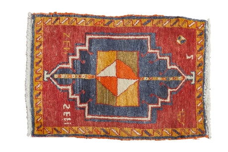 Vintage Oushak Square Rug