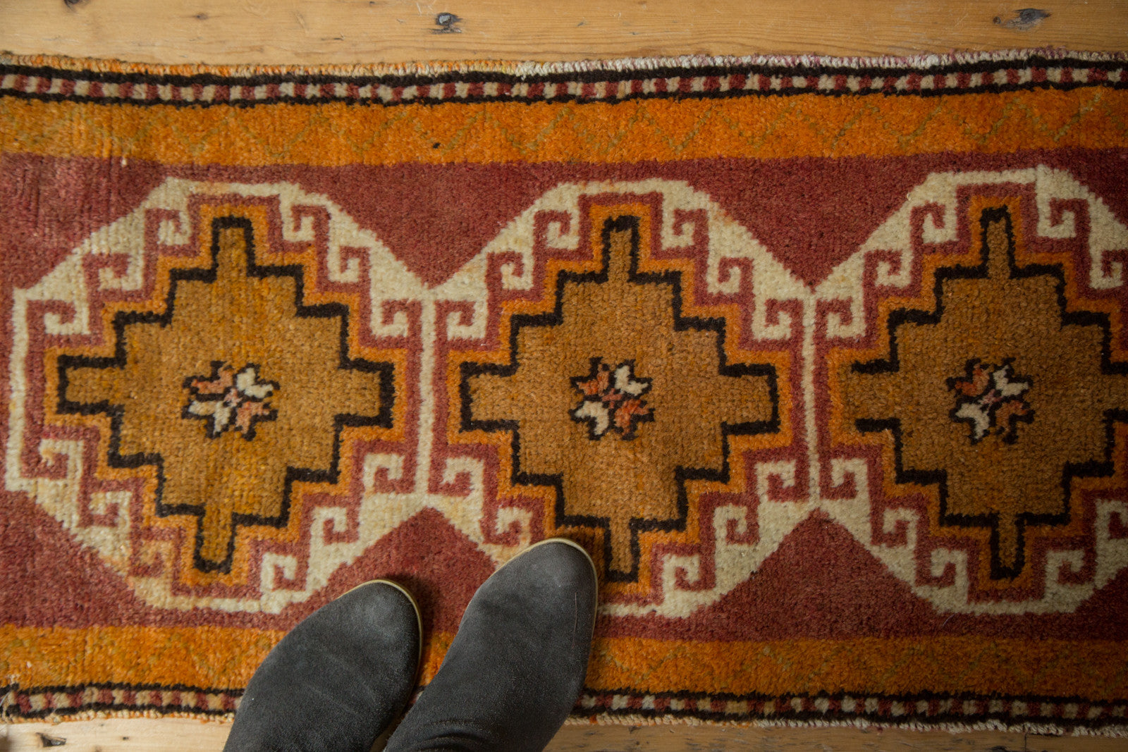 Vintage Oushak Rug Runner