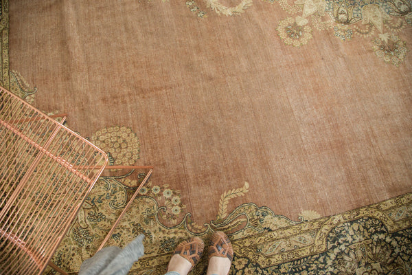  Distressed Kerman Carpet / Item ee002750 image 2