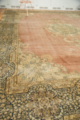  Distressed Kerman Carpet / Item ee002750 image 7