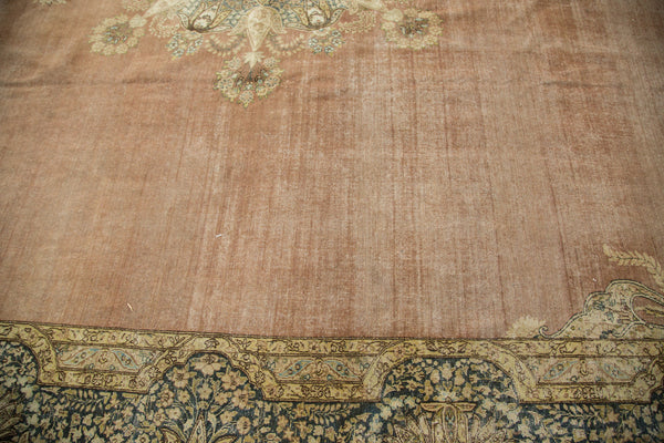  Distressed Kerman Carpet / Item ee002750 image 11