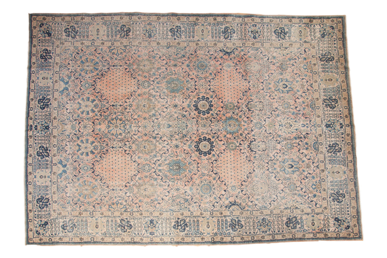 10x14 Vintage Kashan Carpet // ONH Item ee002753
