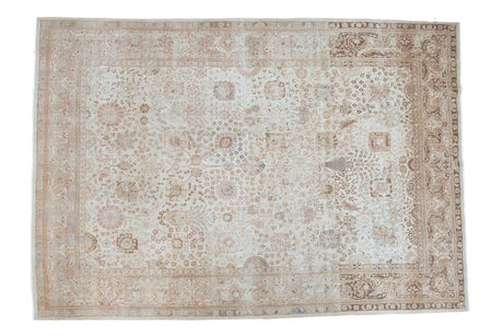 9x13.5 Distressed Tabriz Carpet // ONH Item ee002765