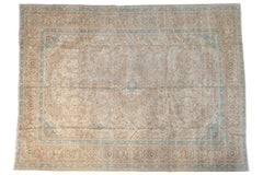 9.5x13 Vintage Distressed Kashan Carpet // ONH Item ee002775