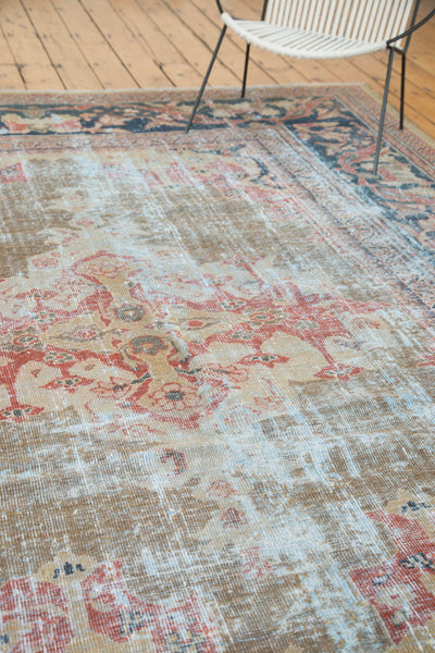 Distressed Antique Mahal Carpet