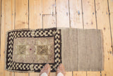 1.5x3 Vintage Oushak Rug Mat // ONH Item ee002798 Image 1
