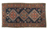 Vintage Lanbaran Heriz Rug