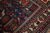 3.5x5 Distressed Antique Qashqai Rug // ONH Item ee002806 Image 8