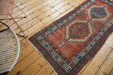 Distressed Antique Serab Rug Runner