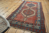 Distressed Antique Serab Rug Runner