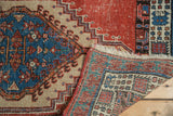Distressed Antique Serab Rug Runner