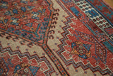 Distressed Antique Serab Rug Runner