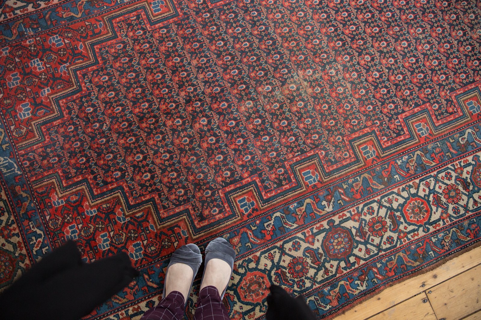  Antique Malayer Rug Runner / Item ee002811 image 2