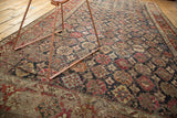 Distressed Antique Fine Caucasian Carpet