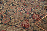 Distressed Antique Fine Caucasian Carpet